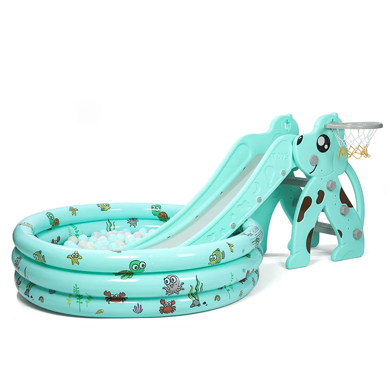

Wholesale High Quality Safe Kids Lovely Slide Toys Plastic Slide, Green,pink, custom color