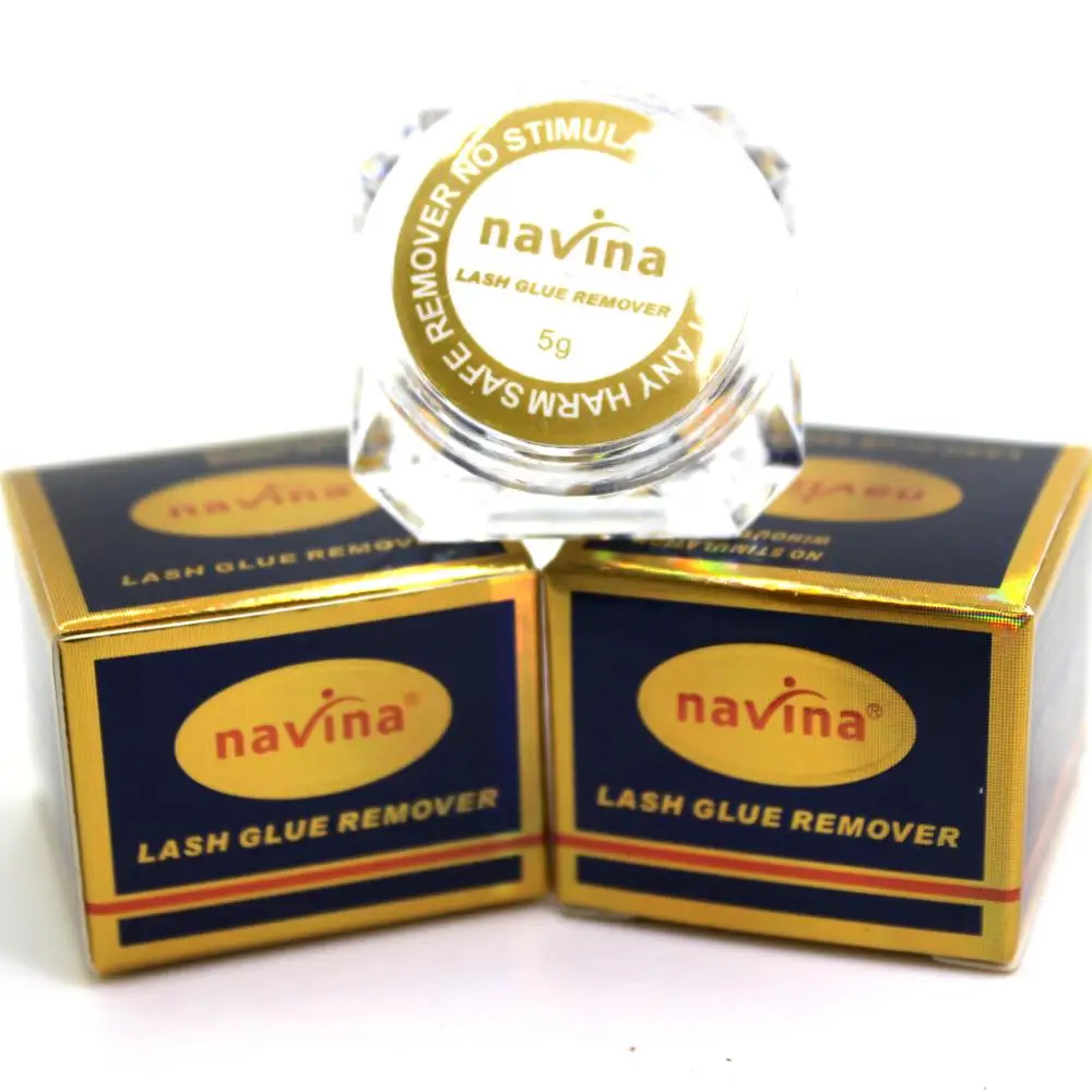 

Navina High Quality Lash Elite Glue Customized Logo Eyelash Extension Cream Remover, Black