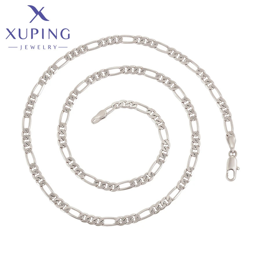

X000646251 Xuping Jewelry fashion elegant necklace simple platinum plated Ancient Cool Latest Designs hip hop necklace