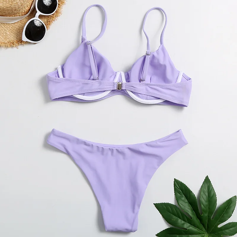 

2021 new bikini sexy underwire bikini swimsuit