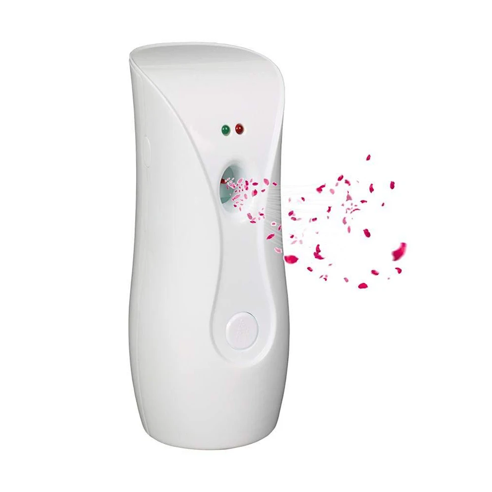 

Low Price Room Toilet Bathroom Wall Mounted Timer Pure Air Freshener Automatic Fragrance Perfume Aerosol Dispenser
