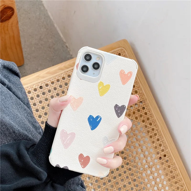 

Colorful Heart Mobile Phone Case Phone Accessories for iPhone 12 Pro max