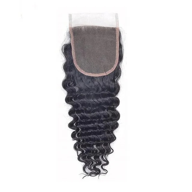 

BEAU FLY High Quality Natural Color Loose Deep Transparent Lace Closure, Black