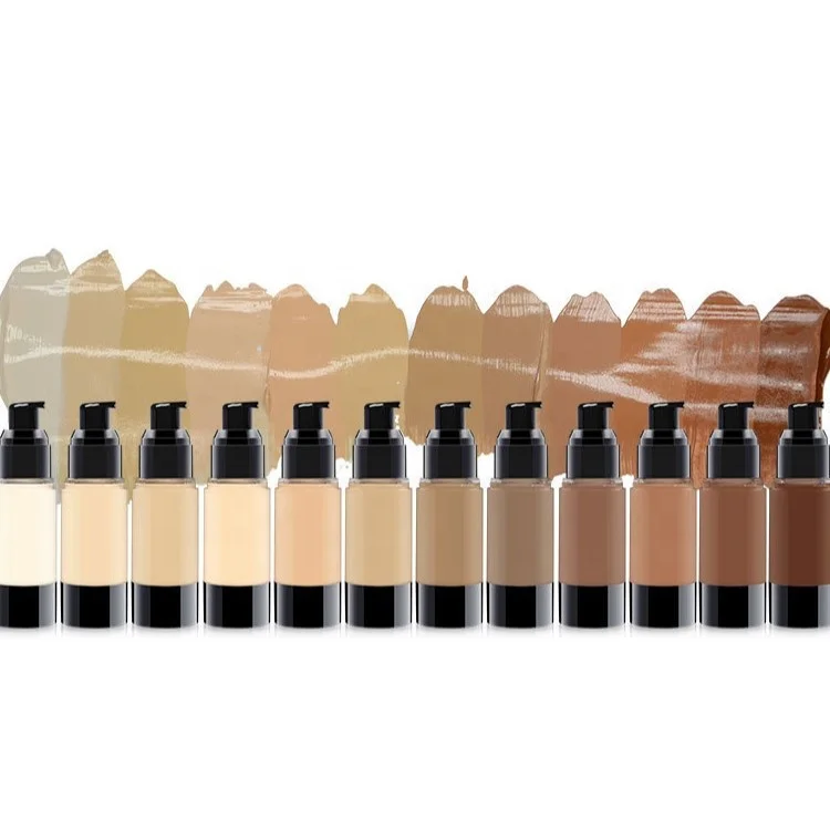 

Private Label 25 Colors Liquid Foundation Oem Long Lasting Foundation Face Makeup, Multi-colored