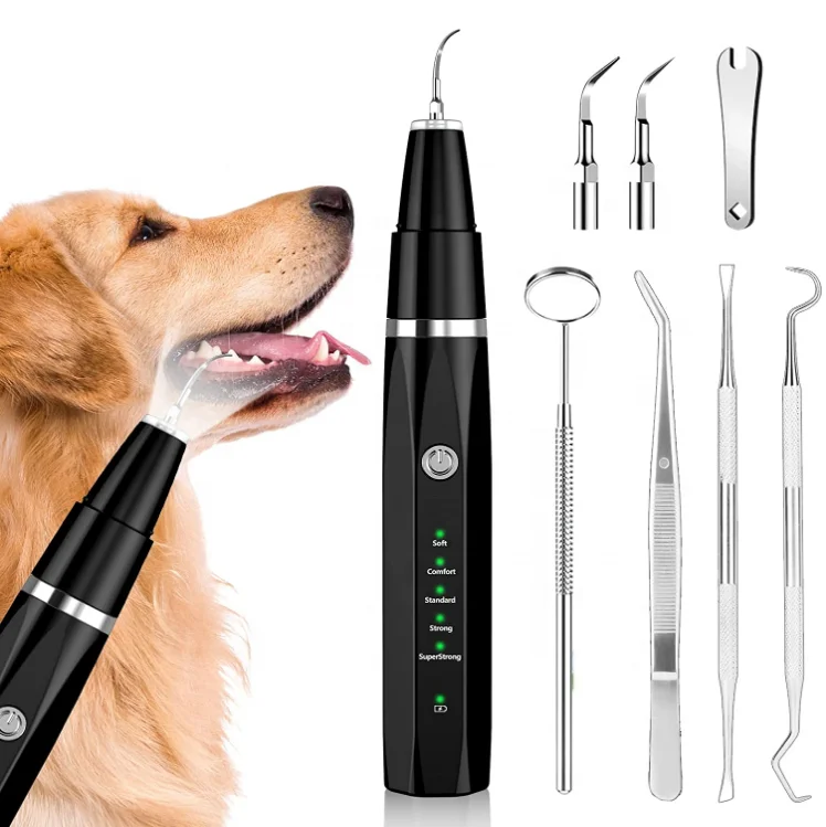 

Dog Plaque Remover for Teeth Pet Ultrasonic Tooth Cleaner Pet Toothbrush Teeth Cleaning Kit