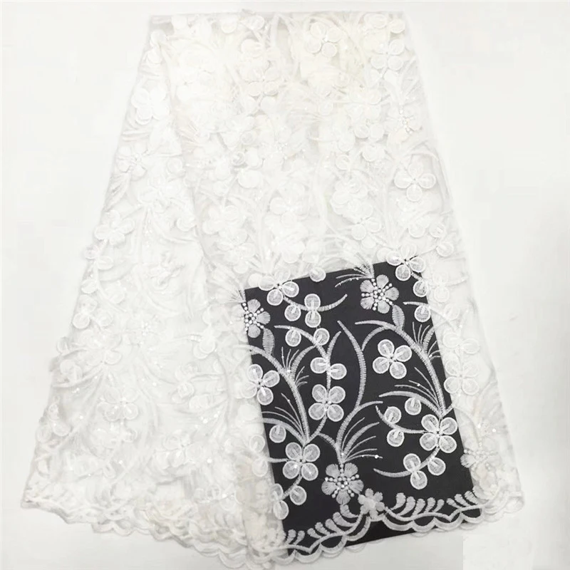 

Beautifical High quality net french lace hotsale lace fabric african tulle embroidery lace fabric ML1N1671, Can be customized