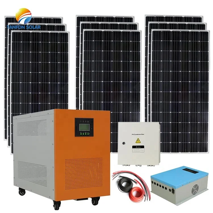 Kit De Panneaux Solaires 5000w,Panneau Solaire Domestique,Alimentation ...