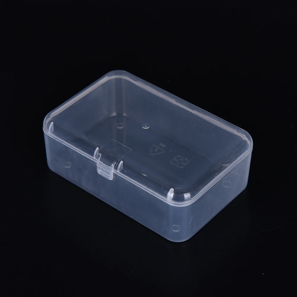 

Small Plastic Transparent With Lid Collection Container Case Storage Box