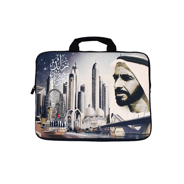

2021 UAE Zayed Sheikhs UAE National Day Gifts Neoprene 14" Laptop Bag Sleeve, Color