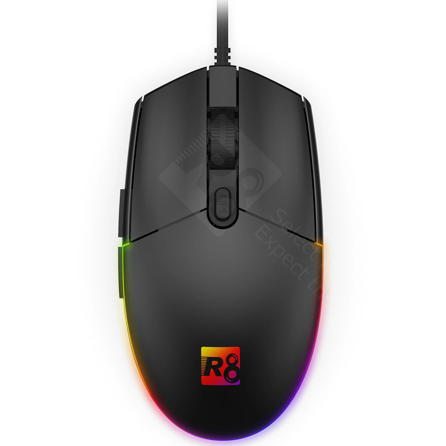 

Wired 6D Optical Computer Gaming Drag Clicking Mouse Glorious Model O Mouse, Black