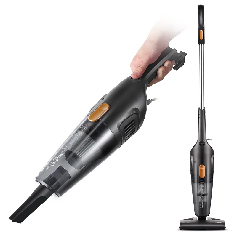 
Deerma DX115C Household Vacuum Cleaner with Mini Handheld Pushrod Cleaner Strong Suction Low Noise 