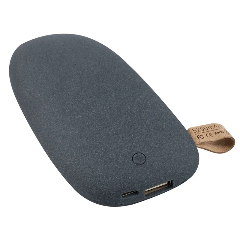 

Factory direct supply 5200mah power bank stone/pebble style for promotion