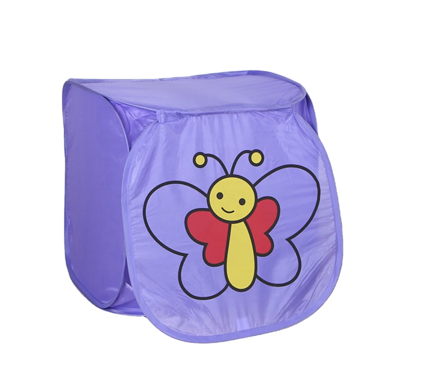 

factory stock animal printed square foldable laundry basket with lid for clothes and toys