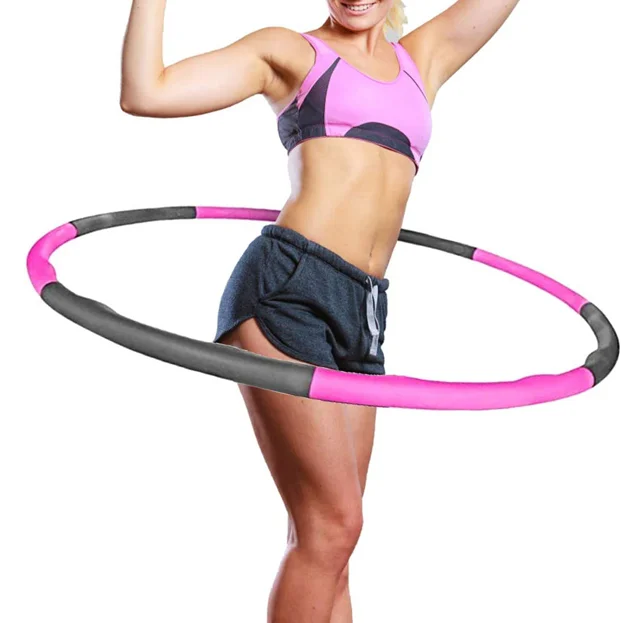 

Multi-color Fitness Gymnastics weighted hula hooping ring