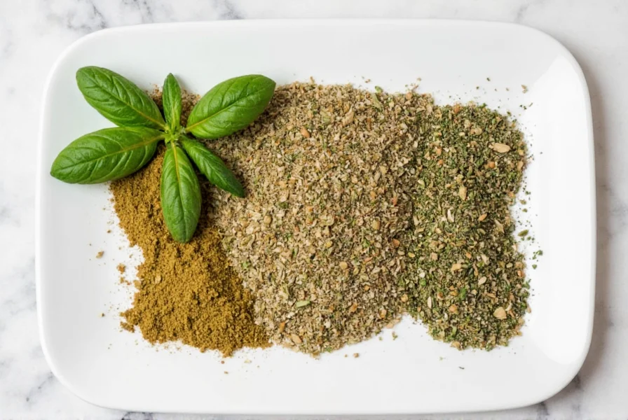 Shelf displaying various dried and fresh herb products