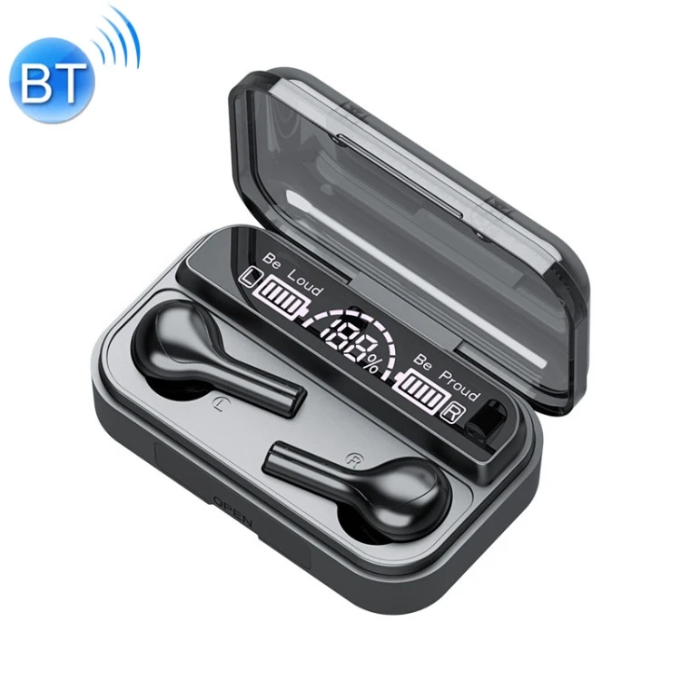 

Hot Selling External Noise Cancelling Touch BT Wireless Earphone with Charging Box, Support LED Power Digital Display