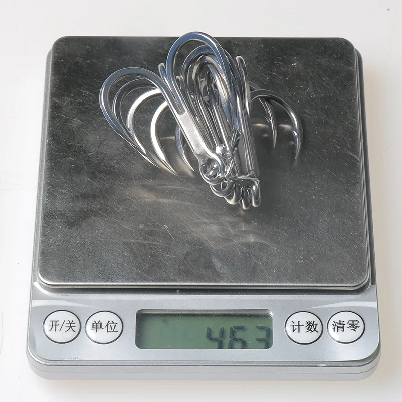 

salt water jig assist hooks strong treblehook 4x fishing hooks