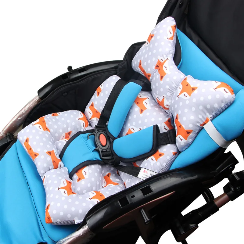 

Cartoon Pattern Baby Safety Car Seat Cushion Baby Stroller Thicken Cotton Cushion