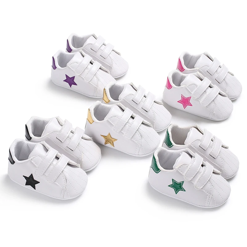 

Baby toddler shoes with soft soles for boys and girls first walking shoes, 5 colors