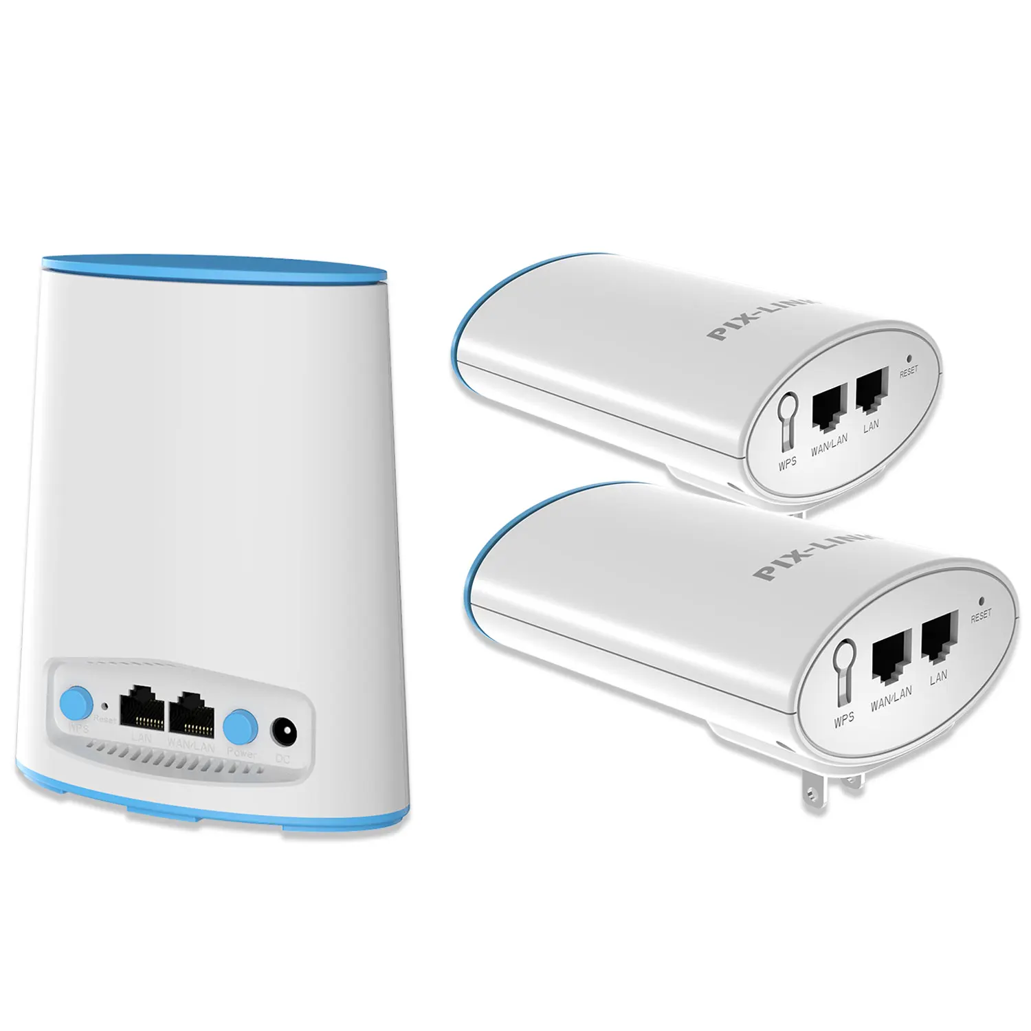 

2PCS Mi Router Mesh 2.4 5GHz WiFi Router High Speed 4 Core CPU 256MB Gigabit Power 4 Signal Amplifiers for Smart Home