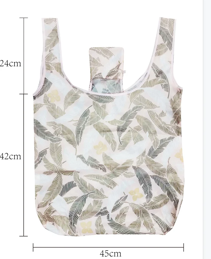 

Stock reuseble folding shopping bag polyester shopping tote bag larger capacity shopping bag, Picture color
