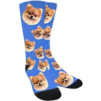 

Wholesale High Quality Personalized Face on Sock Photo Dog Custom Socks