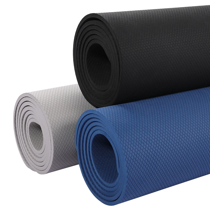 

Big Size Gym Use TPE Excercise Custom Logo Fitness Workout Mat