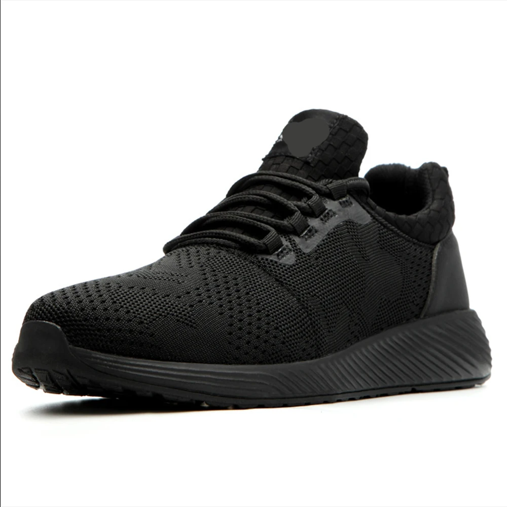 

2021 New lightweight and breathable anti-smash insulation men casual working safety shoes casual, Black