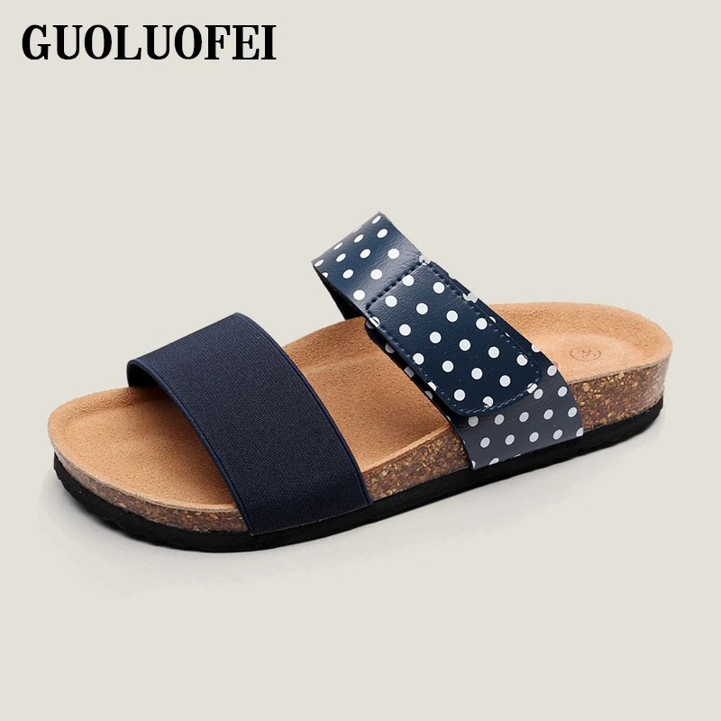 

GUOLUOFEI slippers Outdoor Cork Slippers oem women flip flops china slippers, Picture