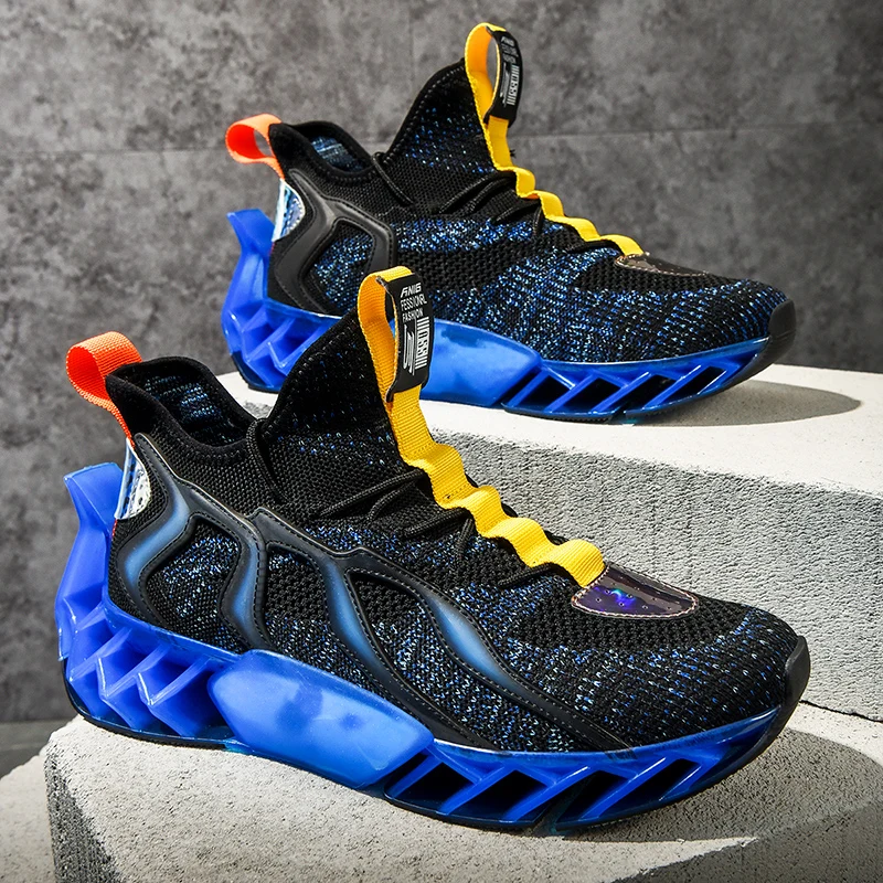 

Mens Running Shoes Non Slip Athletic Walking Blade-Type Sneakers Casual Tennis Shoes