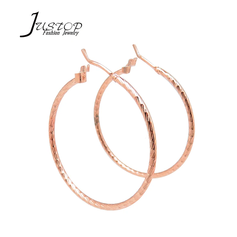 

fashionable multicolor big circle shape charms ladies hoop earrings
