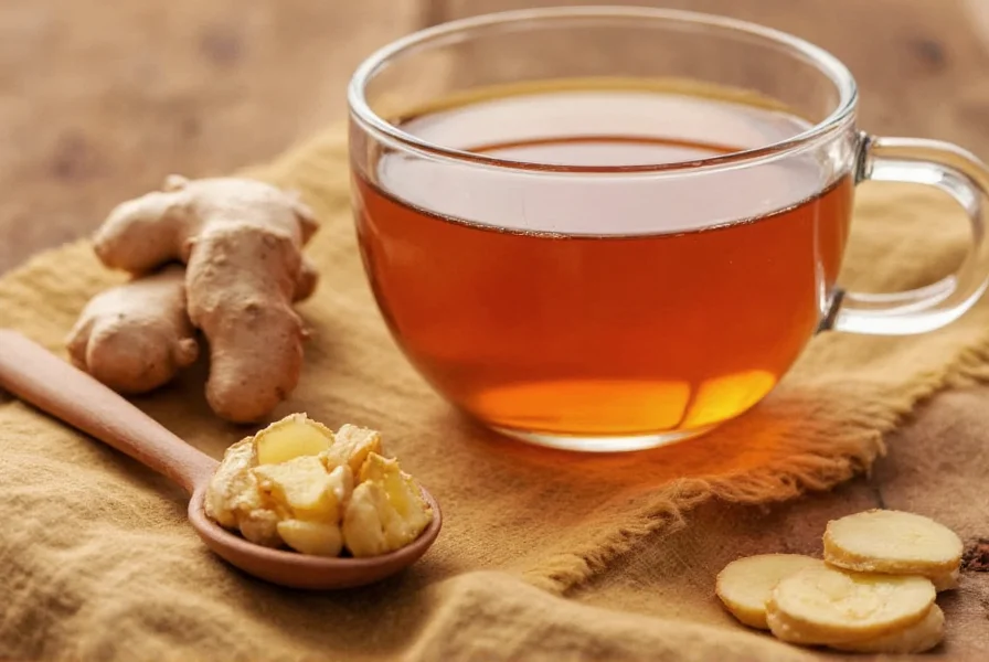 Preparing fresh ginger tea safely during pregnancy