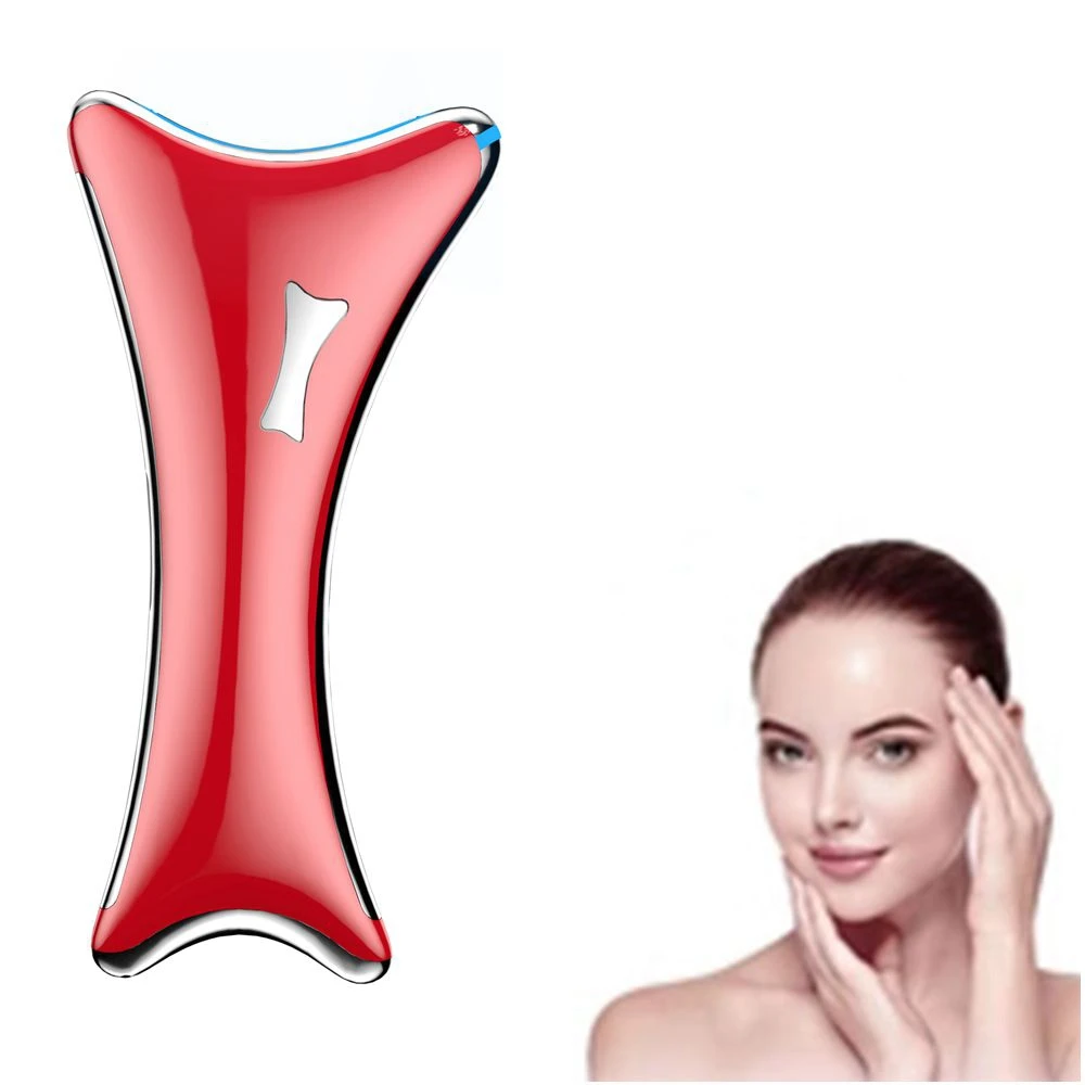 

Electric Portable Micro-Current Vibrating Gua Sha Scraping Instrument Mini Heating Face Scraping Massager for skin care