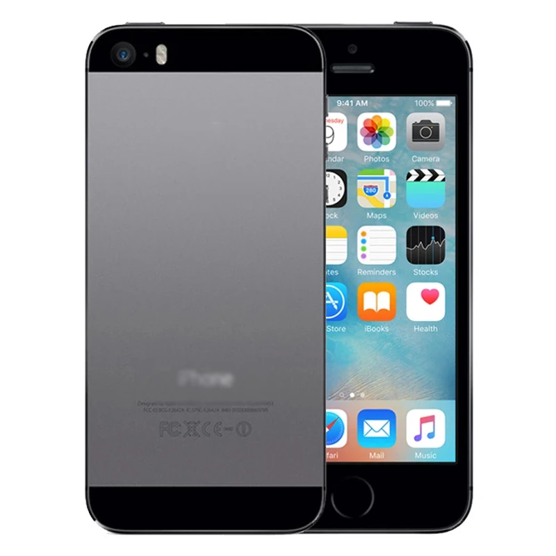 

Unlocked Used Mobile Phone Dual Core 4" IPS 8MP WIFI GPS 3G For Original iPhone 5S