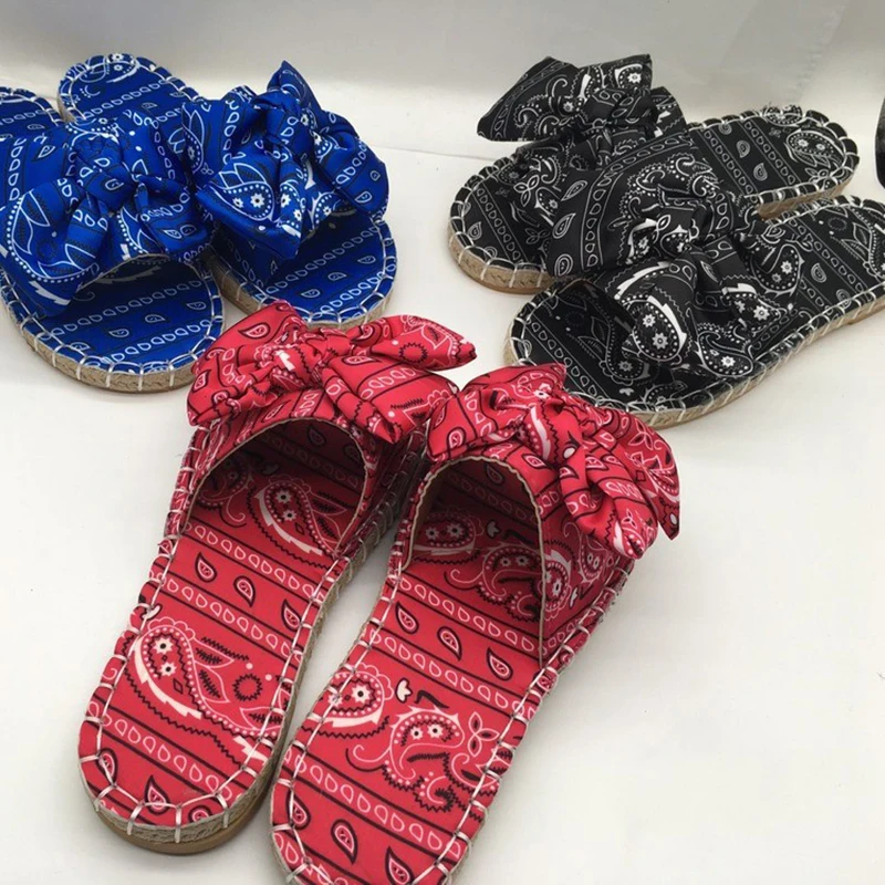 

BD02 Woman Sandals New Arrivals 2021 Summer Beach Bandana Sandals, As picture or custom