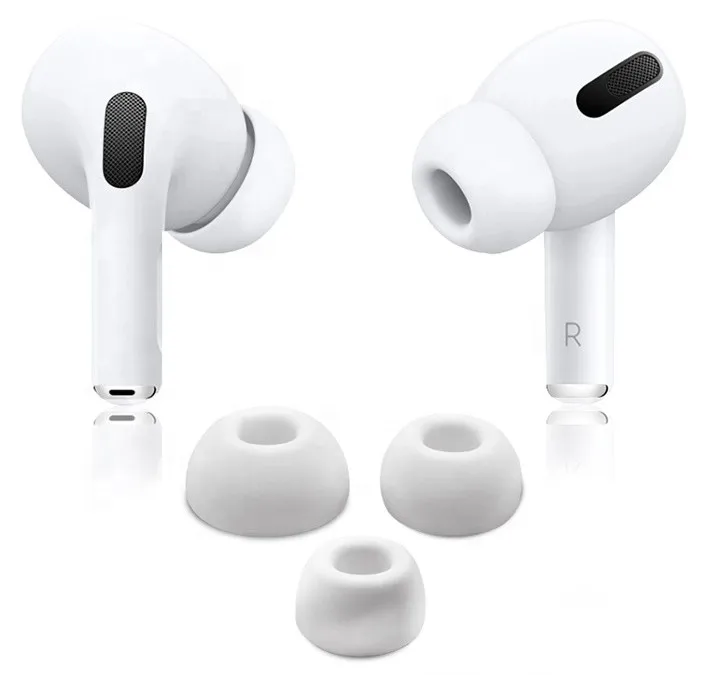 

Replacement In-ear Earphone Earbuds Tips Cover Silicone Ear Cover Tips Earbuds Earplug Cushion for Airpods Pro