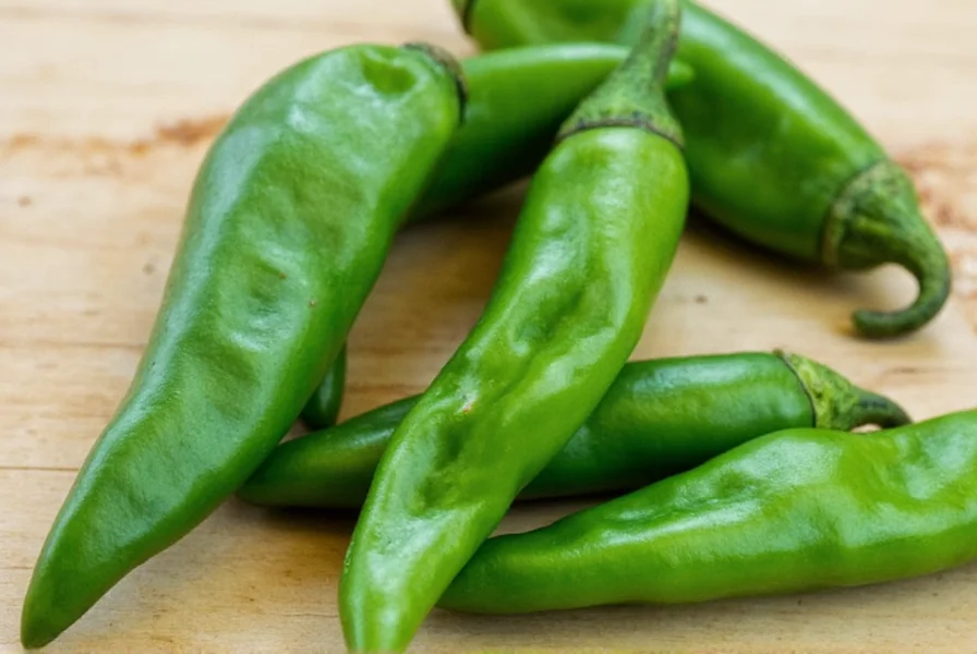Bowl of Fresh Serrano Chile Peppers