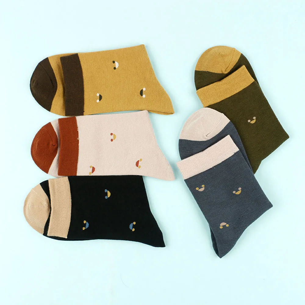 

New Style Tubetrend Tube Cotton All-match Color Bamboo Fiber Crew Socks For Women