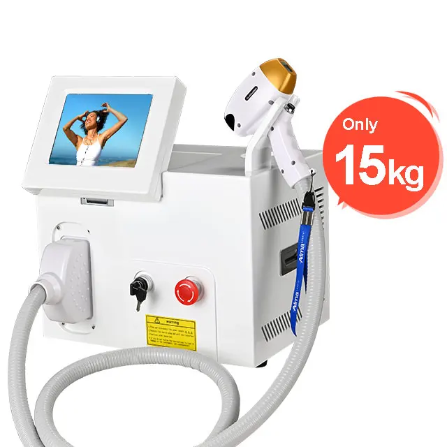 

DFLASER 2022 ice Smallest 15KG 808nm diode laser 3 Wavelength 755+808+1064nm Diode Laser hair Removal Machine, Any color you wanted