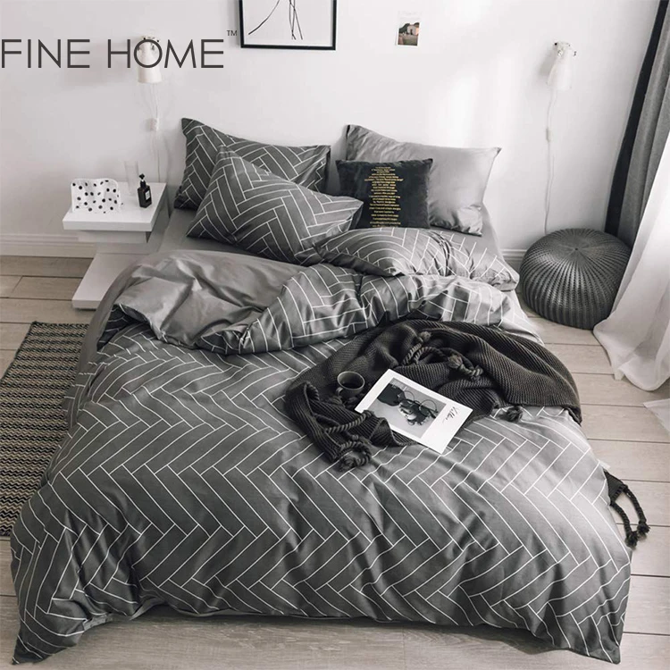 Manufacture 6 Piece Bed Custom Quilted Embroidery Bed Sheet Bedding