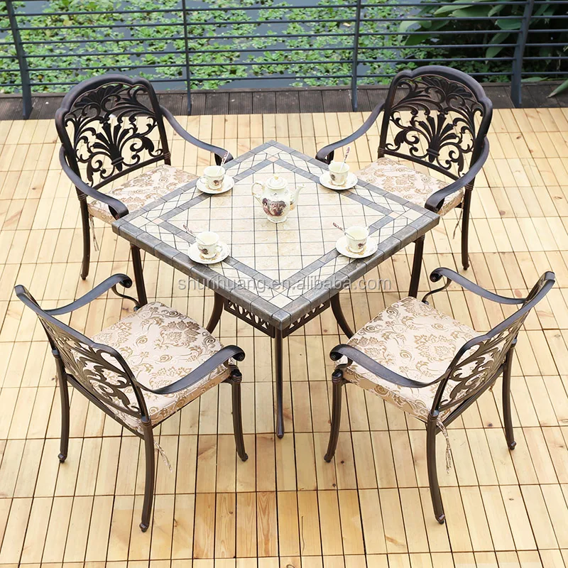 Buen Precio De La Fundición De Aluminio De Muebles De Comedor Sillas Y