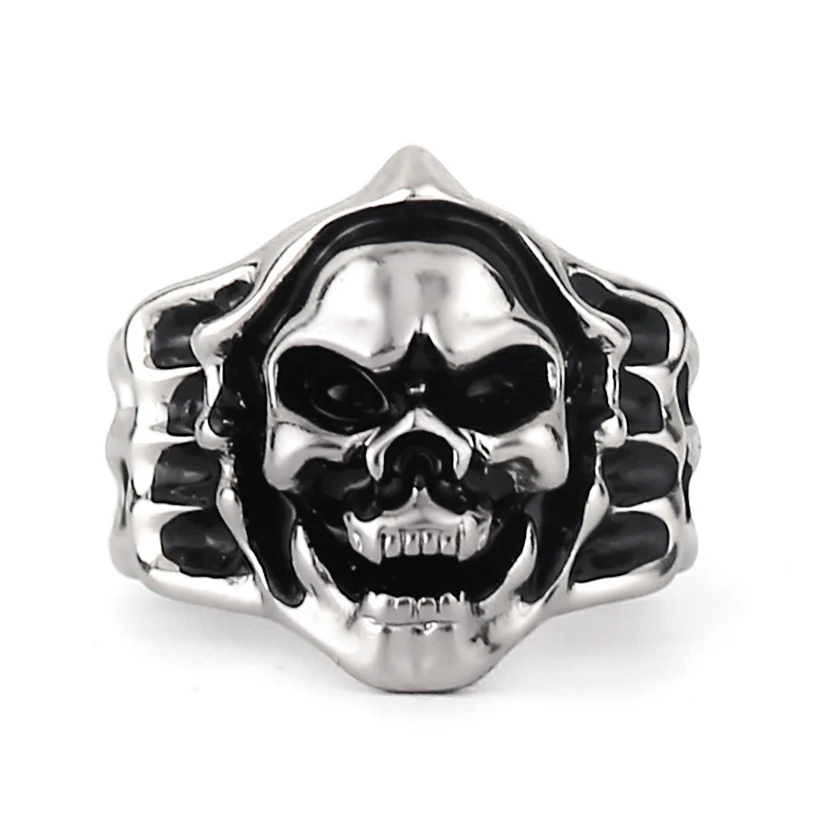 

Ready to Ship High End Popular Jewelry Retro Style Skull Ring