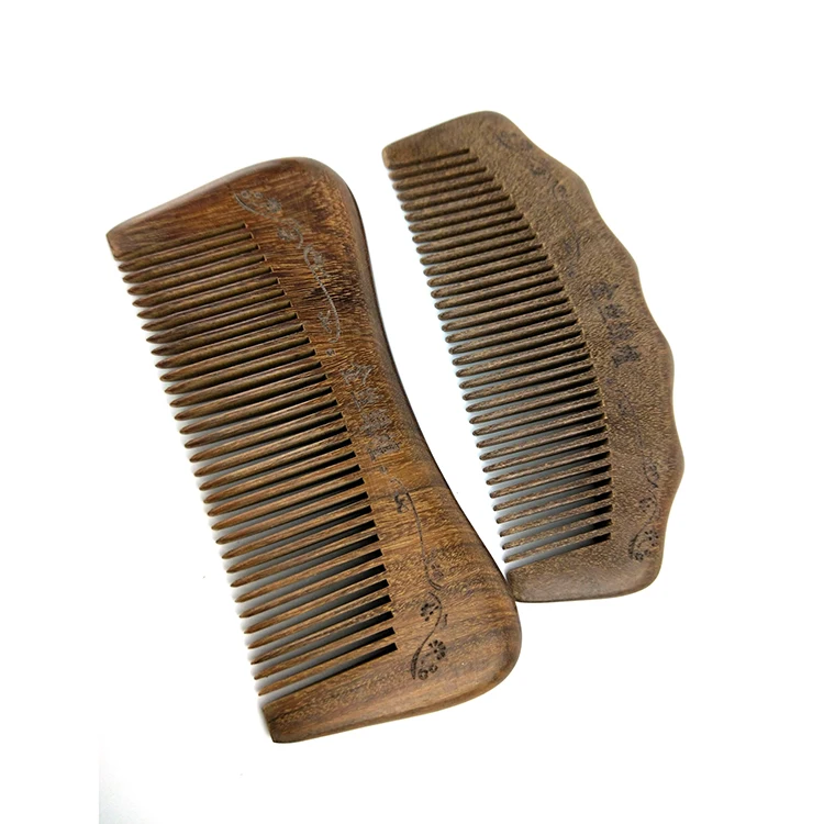 

Brown Skull Design Fine Coarse Teeth Wooden Pocket Beard Comb with Durable Case For Men Sexy Beard