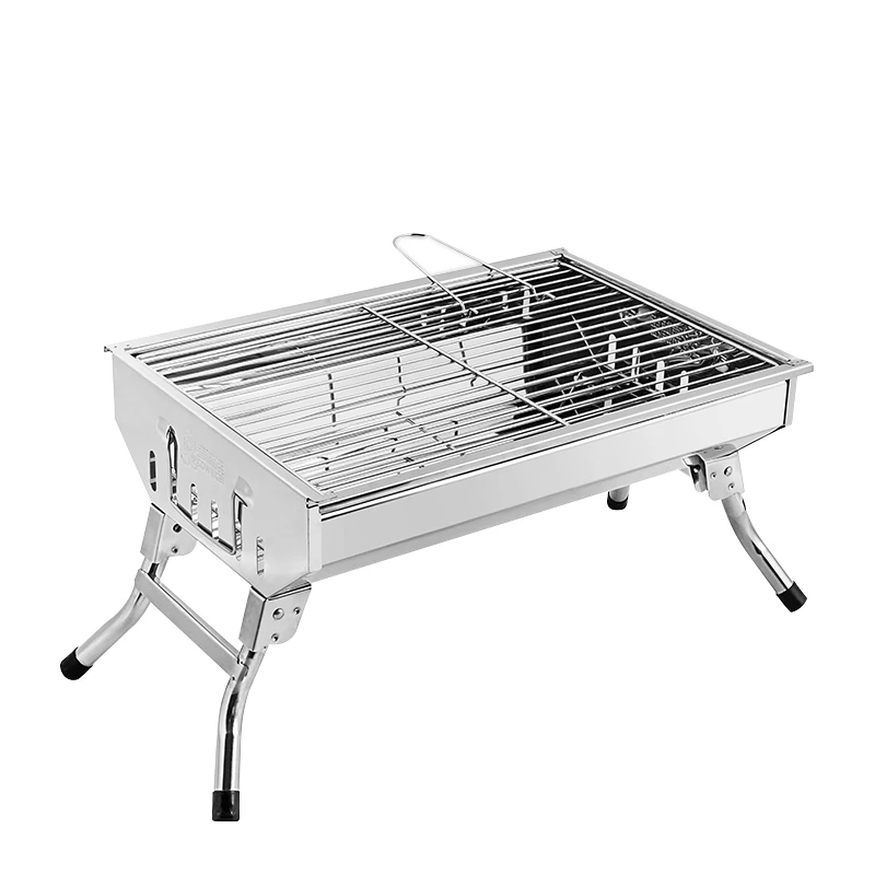 

Instant Outdoor BBQ Tools Portable Stainless Steel Net Charcoal Bbq Grill