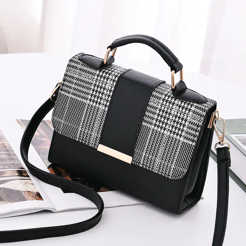 

Fashion Women Real Leather Crossbody Handbags Shoulder Bag, As picture