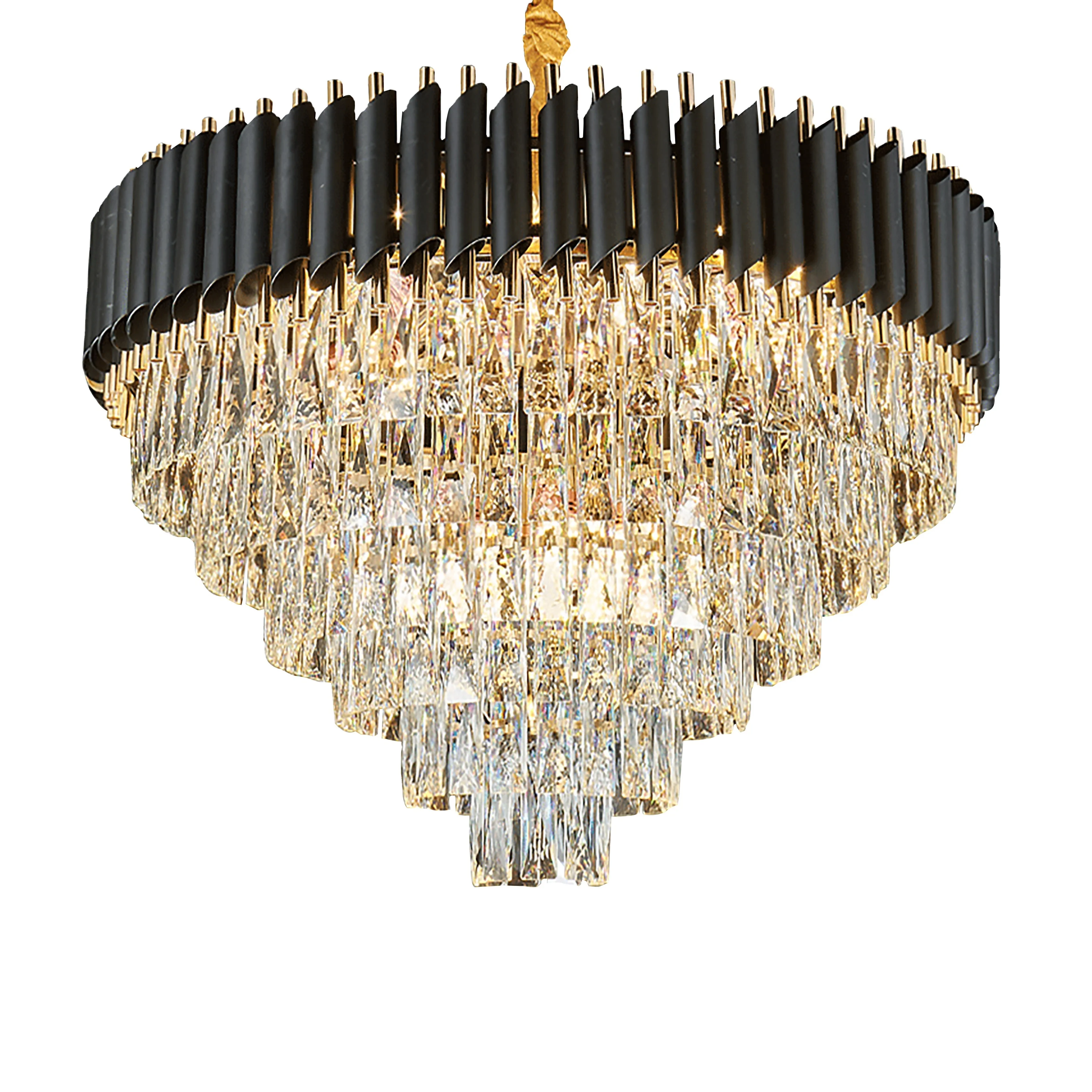 wholesale custom modern classic design indoor home hotel restaurant large spiral luxury crystal ceiling chandeliers light
