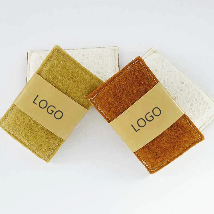 

Zero Waste Reusable Biodegradable Natural Loofah Sponge Pads Coconut Fiber Loofah Kitchen Cleaning Scrubber