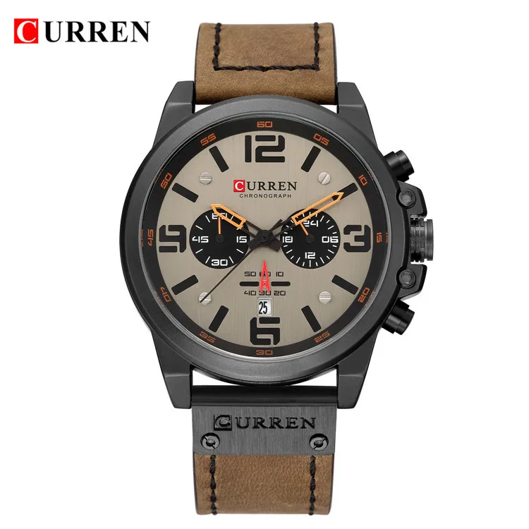 

Curren 8329 Factory Aliexpress 2020 Men Hot Sale Watches Men Wrist New Quartz Watch Wristwatches Sales Man Wrist Watch Digital