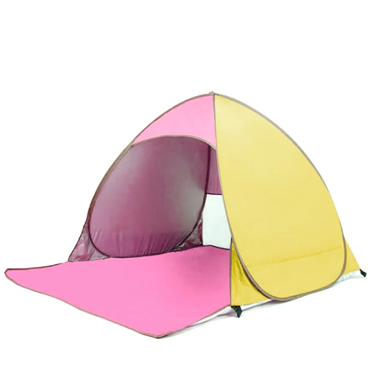 

Anti UV Instant Portable Tent Sun Shelter Pop Up Baby Beach Tent for 2-3 Person, As pic