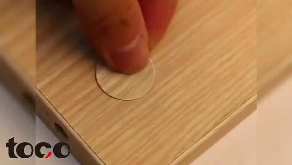 Furniture Caps Pvc Hole Wood Grain Decorative Screw Head Cover Stickers